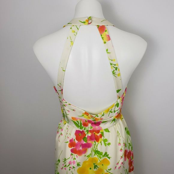 Vtg Tori Richard 10 honolulu halter Dress Hawaiian - Picture 6 of 12
